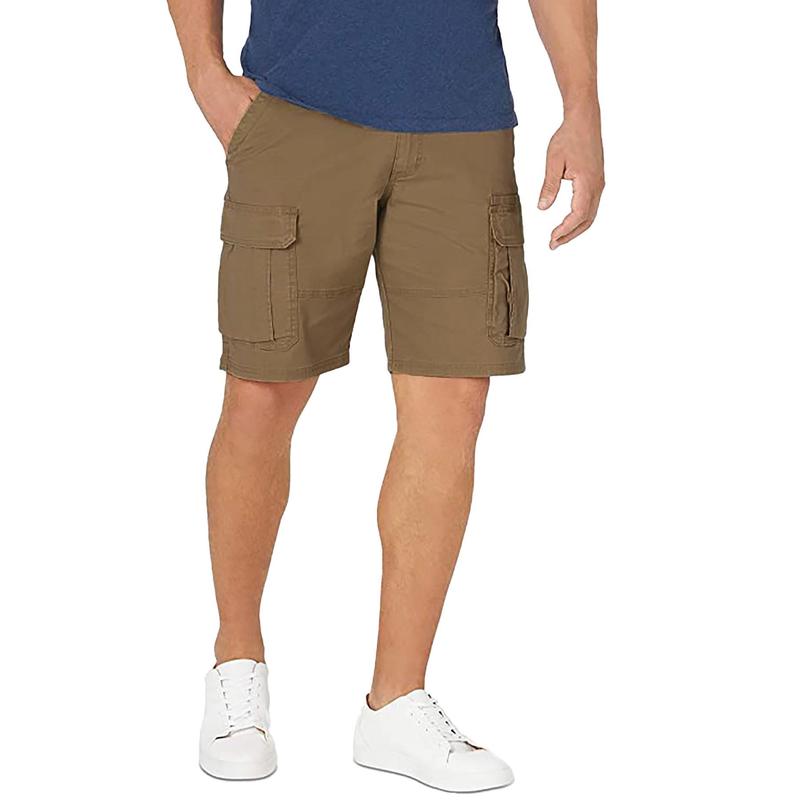 WRANGLER Mens Cargo Combat Twill Shorts Relaxed Fit Shorts Cotton Work Pants Size 28-54 Fabric Menswear Pocket 2