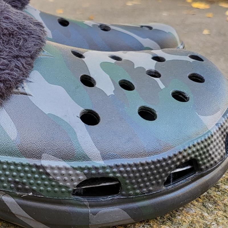 Men's Boy's Adult Warm Camouflage Camping Fishing Shoes Slippers Camo Clogs With Fur Lining Breathable All-Season Casual  Incredibly light removable black furry fluffy inners comfortable warm winter fleece lined garden sandals Footwear Walking Shoes 8