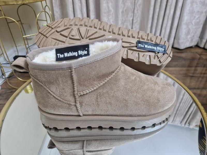 The Walking Style Women's Fur Lined Winter Ankle Boots 2