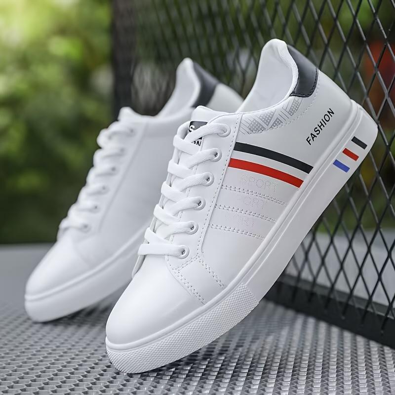 Product Introduction of All Seasons Men's Low Top Skate Shoes - Non Slip Lace Up Casual Shoes For Outdoor Walking Traveling 0