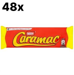 48 x Caramac 30g Caramel flavoured Chocolate - Best Before 31/03/2025 Snack Dessert
