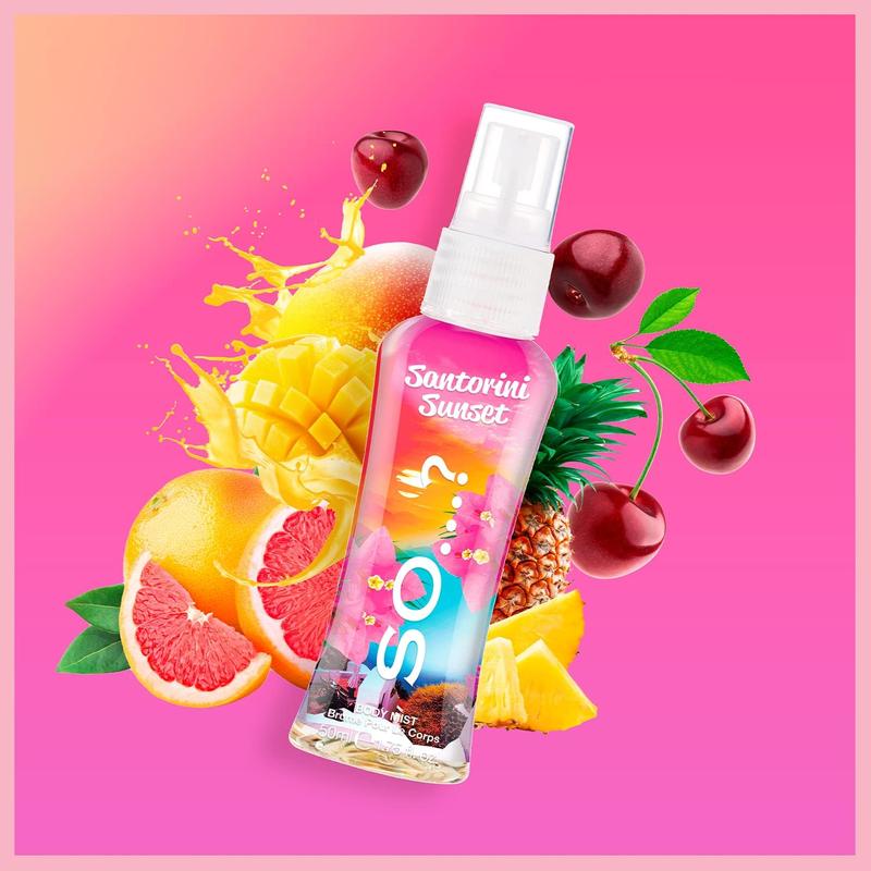 Product Introduction of So…? Escapes Grande Womens Gift Set with Ibiza Dreams, Bali Breeze, Mykonos Nights, Santorini, Seychelle Sands, Hawaiian Honey, Body Mist Fragrance Spray Set (6 x 50ml.)§ 0