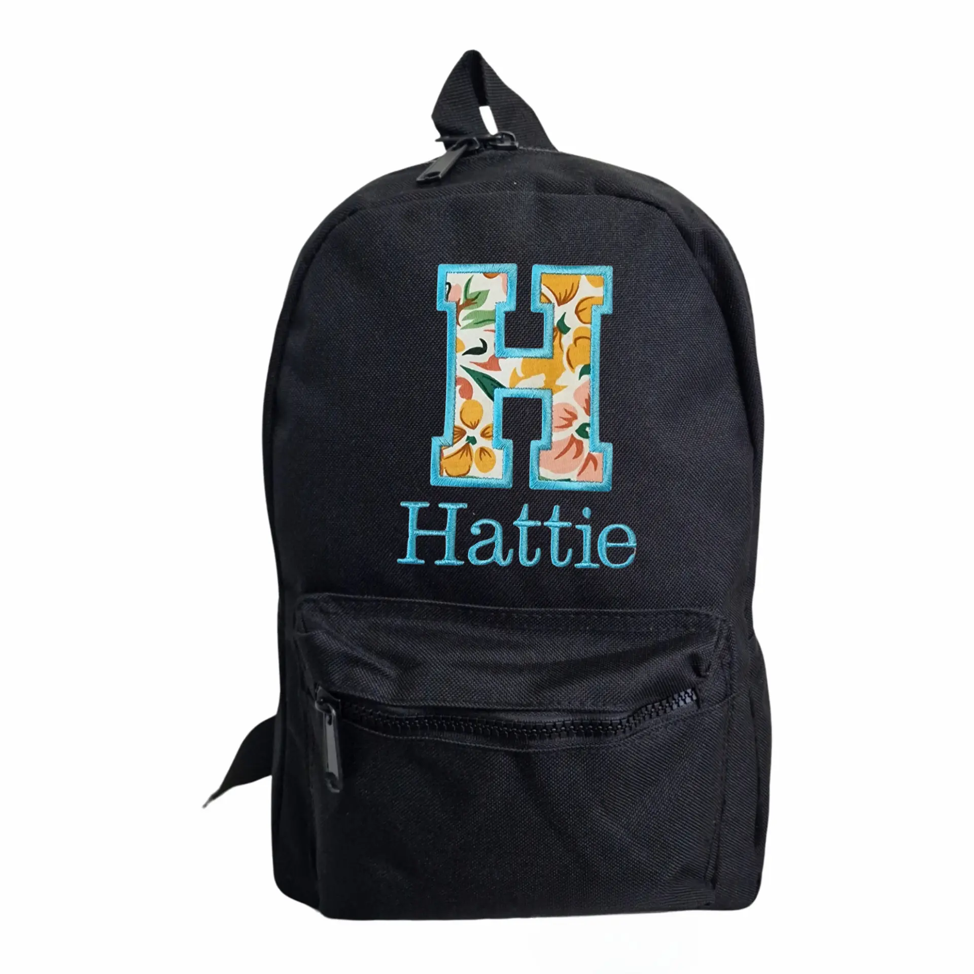 Personalised Embroidered KIDS Backpack  Nursery Rucksack • Fast Delivery Floral Design