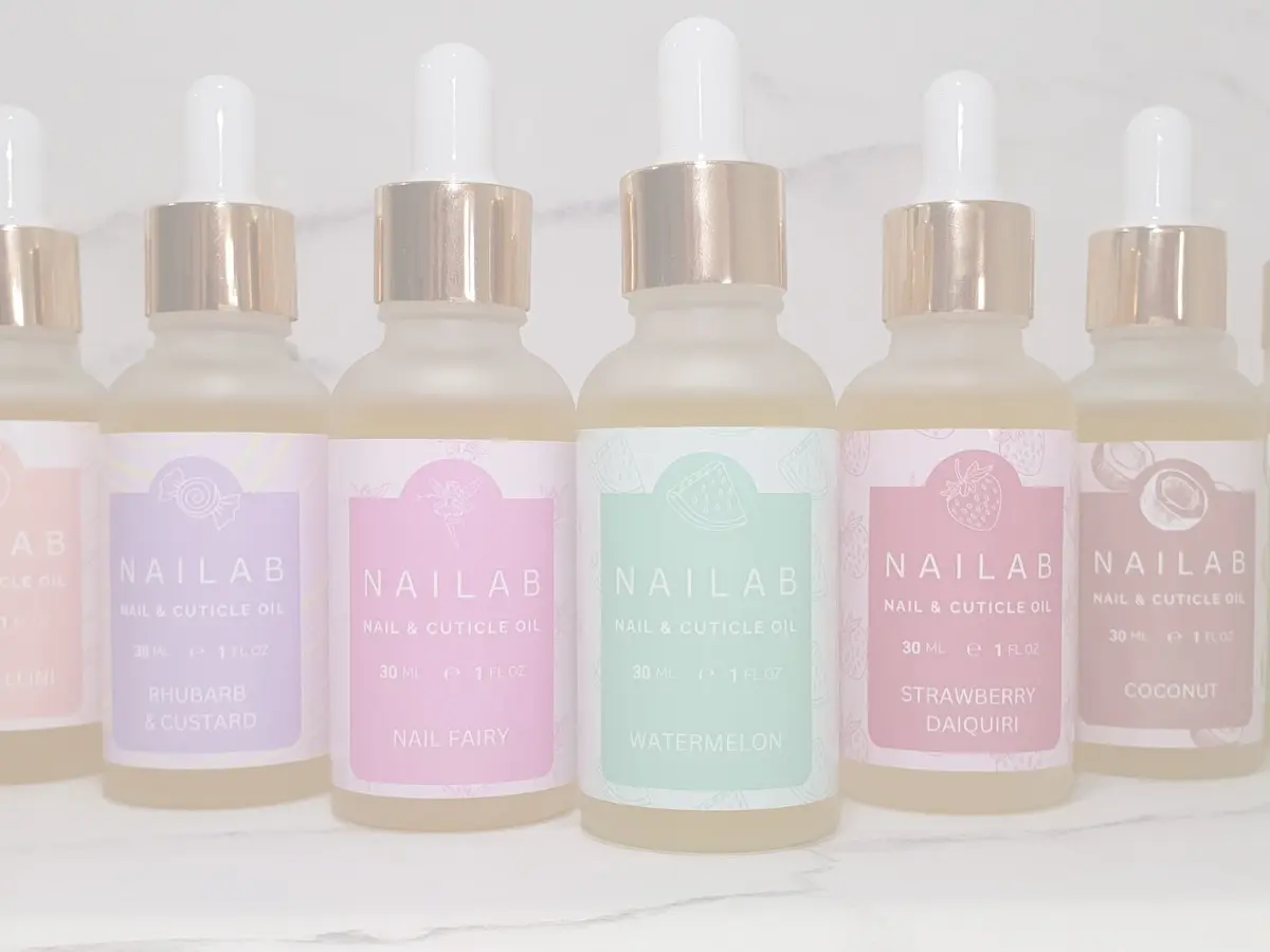 NAILAB Scented Nail And Cuticle Oil 30ml Dropper Bottle
