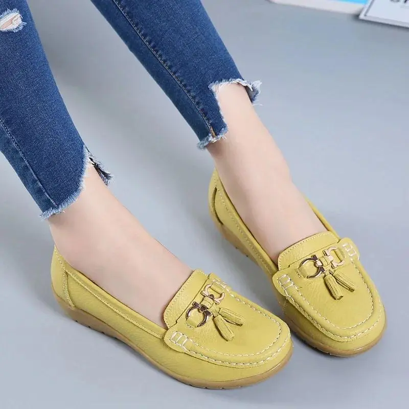 Women Shoes Slip On Loafers For Ballet Flats Women Moccasins Casual Sneakers Zapatos Mujer Flat Shoes For Women Casual Shoes Footwear Walking Shoes Girl Slipon Comfort Parent 4
