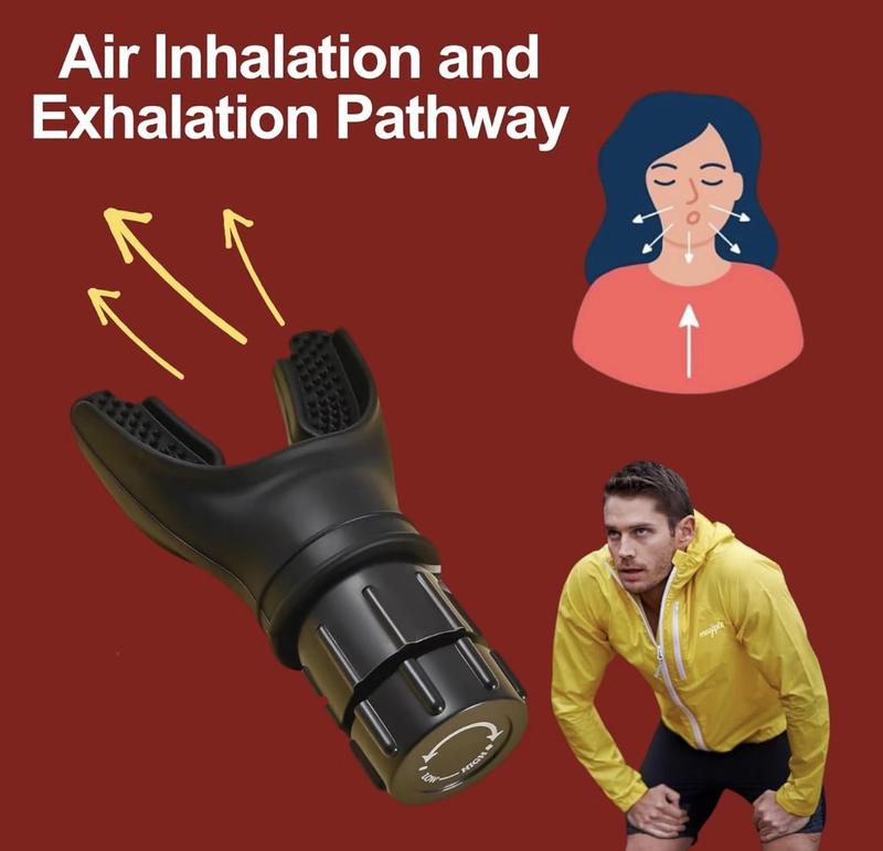 Product Introduction of Lung Trainer - Portable Breathing Exerciser for Enhanced Lung Capacity, Adjustable Resistance Handheld Device for Respiratory Therapy, Ideal for Athletes & Fitness Enthusiasts. Easy to Clean. barbells original  lava 15
