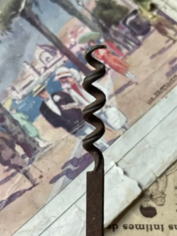 Vintage Classic French Corkscrew / Wooden Handle Wine Bottle Opener / Bar Tender Gift 2