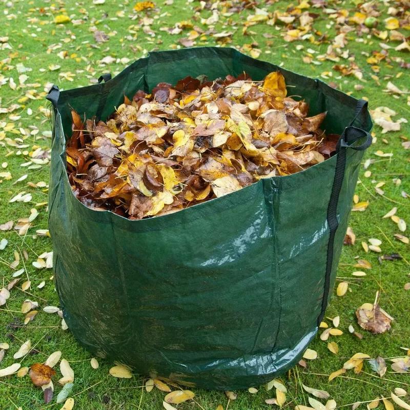 Essentials2Publik REUSABLE HEAVY DUTY GARDEN BAG WASTE RUBBISH GRASS SACK WATERPROOF LARGE 2 PCS 1