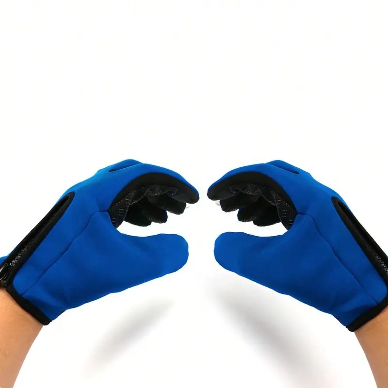 2* Pair Mens Womens Fleece Cycling Gloves Windproof Waterresistant Winter Outdoor Warm Gloves 4