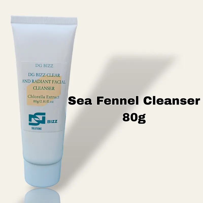 DG BIZZ Sea Fennel Skincare Set: Facial Cleanser, Serum, Toner, Firming Eye Cream, Lotion, Cream Body Care Hyaluronic Kit Organic Skin Repair 1