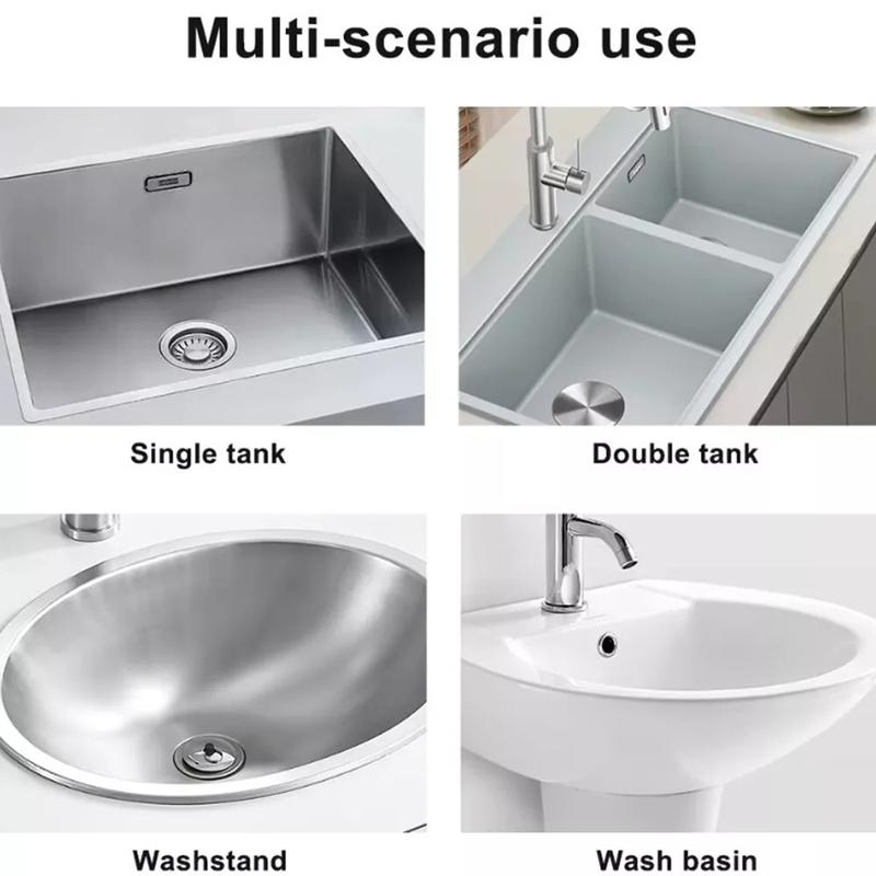 Modern Mono Chrome Kitchen Sink Mixer Tap with Swivel Spout and Single Lever 7