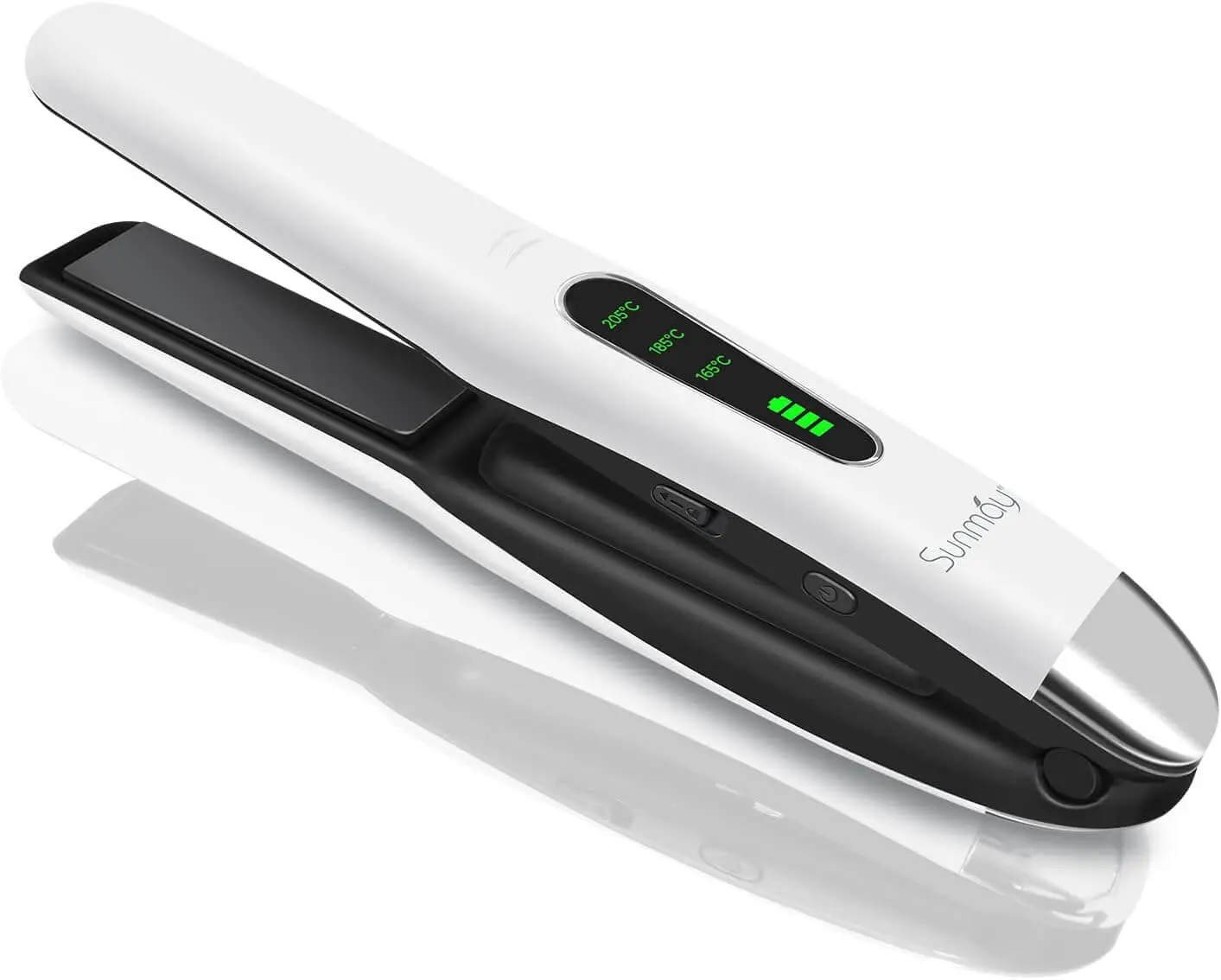 SUNMAY 2-in-1 Cordless Hair Straightener and Curler