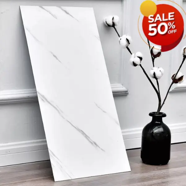 10Pcs PVC Cladding Marble Effect Bathroom Wall Panels - Self Adhesive Tile Stickers for Kitchen and Bathroom Decor  Ornaments