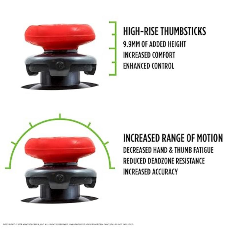 Product Introduction of Level Up Your Gameplay with Kontrol Freek Galaxy & FPS Thumbsticks for Xbox & PlayStation – Featuring Rubber Grips for Enhanced Control 3