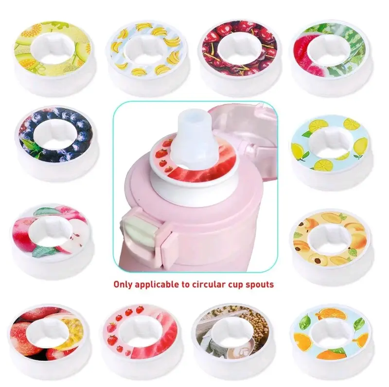 6 Piece Fruit Fragrance Bottle Flavoured Taste Pods for Water Bottle Drinkware Set Tumbler Mug cup 6