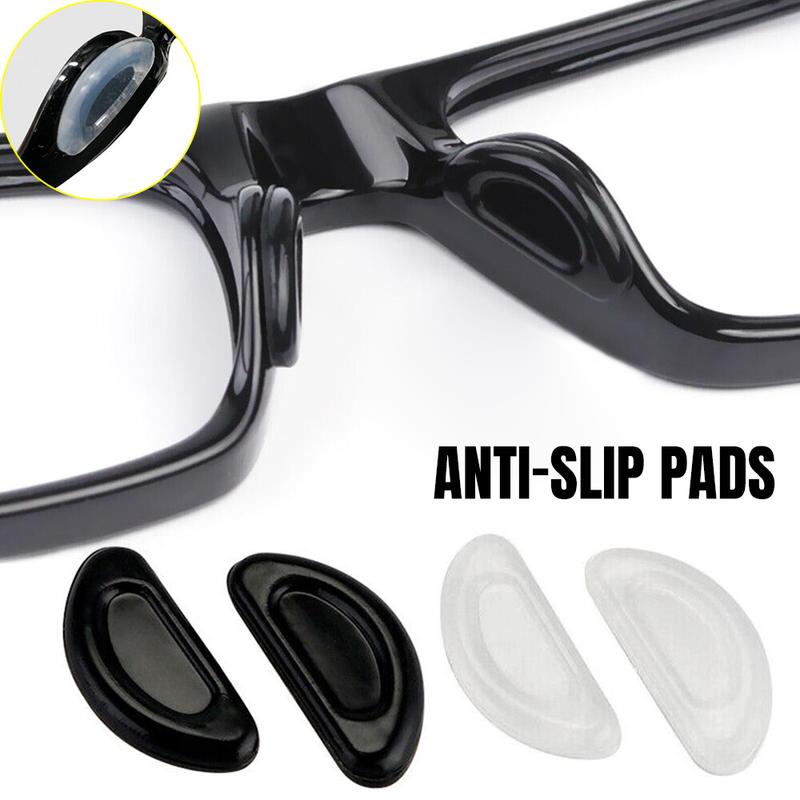 1 Pair Anti-Slip Stick On Nose Pads Silicone for Eye Glasses Sunglasses UK 8