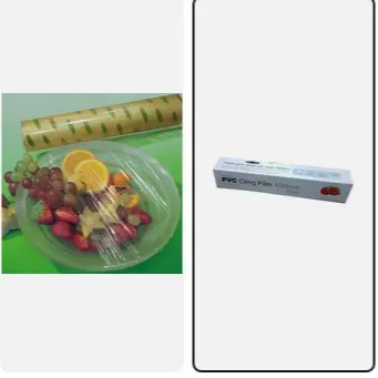 Kitchen Roll Catering Cling Film Food Baking Wrapping 450mm x 300m Cutter 4
