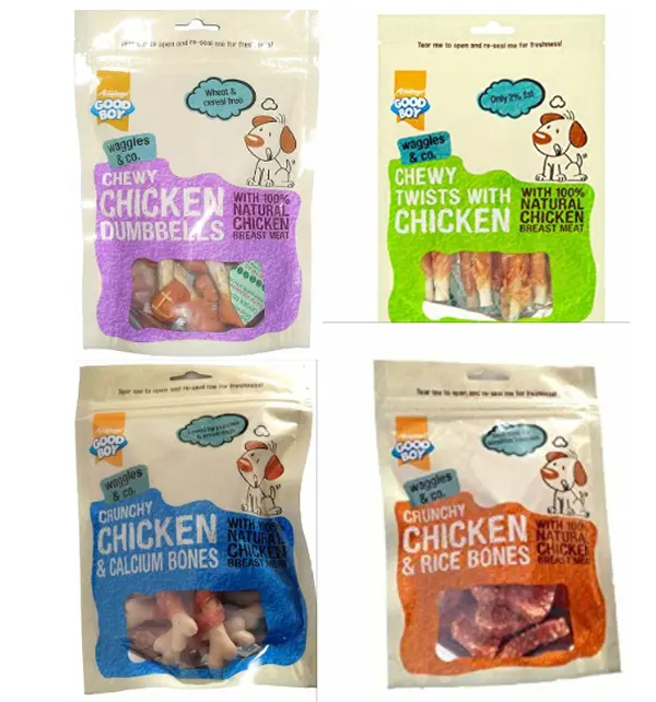 Dog Treats, Good Boy Selection, Chicken Flavour Variety Pack, 4 Different Packs of Treats