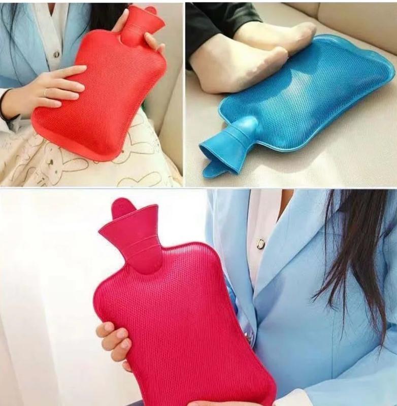 NEW 2 LITRE LARGE HOT WATER NATURAL RUBBER BOTTLE WARMER PAIN RELIEF HEAT Thick Cup 2