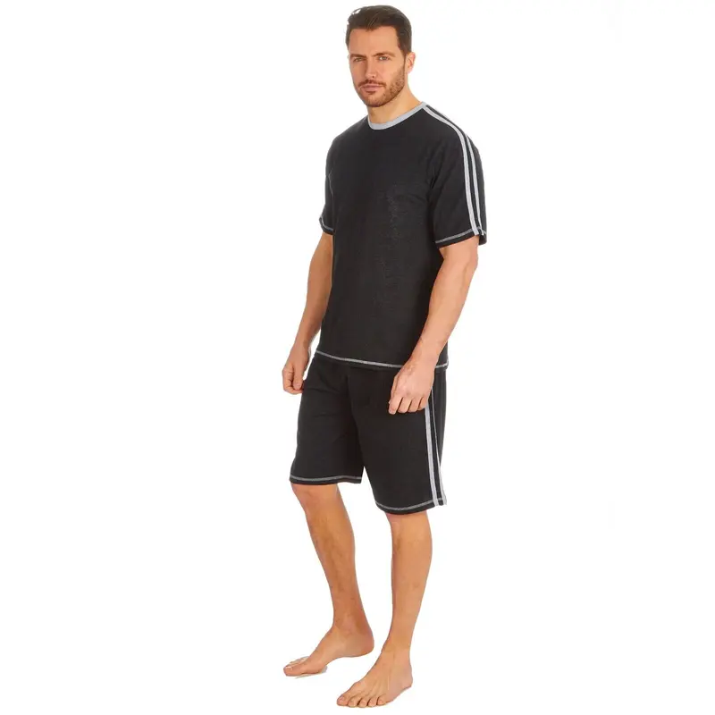 GM Apparel Mens Lounge Short Sleepwear T-Shirt Top Set Shorts PJs Full Set - RANDOM PICKED Loungewear Menswear 7