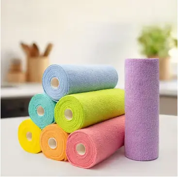 Reusable Cleaning Wipe Household Kitchen Cloth Microfiber Towel  Dish Rags Wash Paper Towel Replacement 1  of 20 Sheets Traditional toilet rolls 5