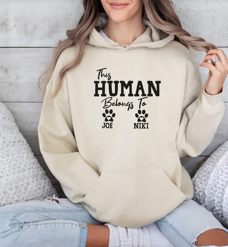Personalised Dog Mom HOODIE, SWEATSHIRT, TSHIRT, Dog Lover Gift, Mothers Day Shirt