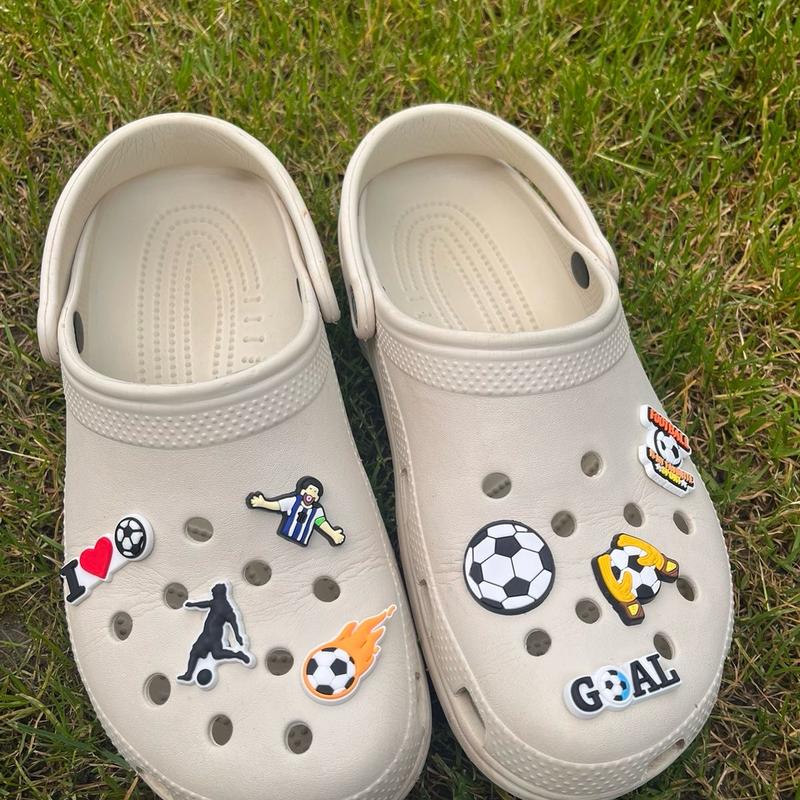 Football charms| shoe charms | shoe decorations | clog decoration | footwear accessories 0