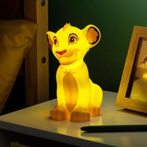 Simba 3D Shaped Light - Officially Licensed The Lion King Merchandise, Disney Nighlight for Bedside Table or Kids Room Decor, Battery Powered baby  lights room  light sleep  lamp