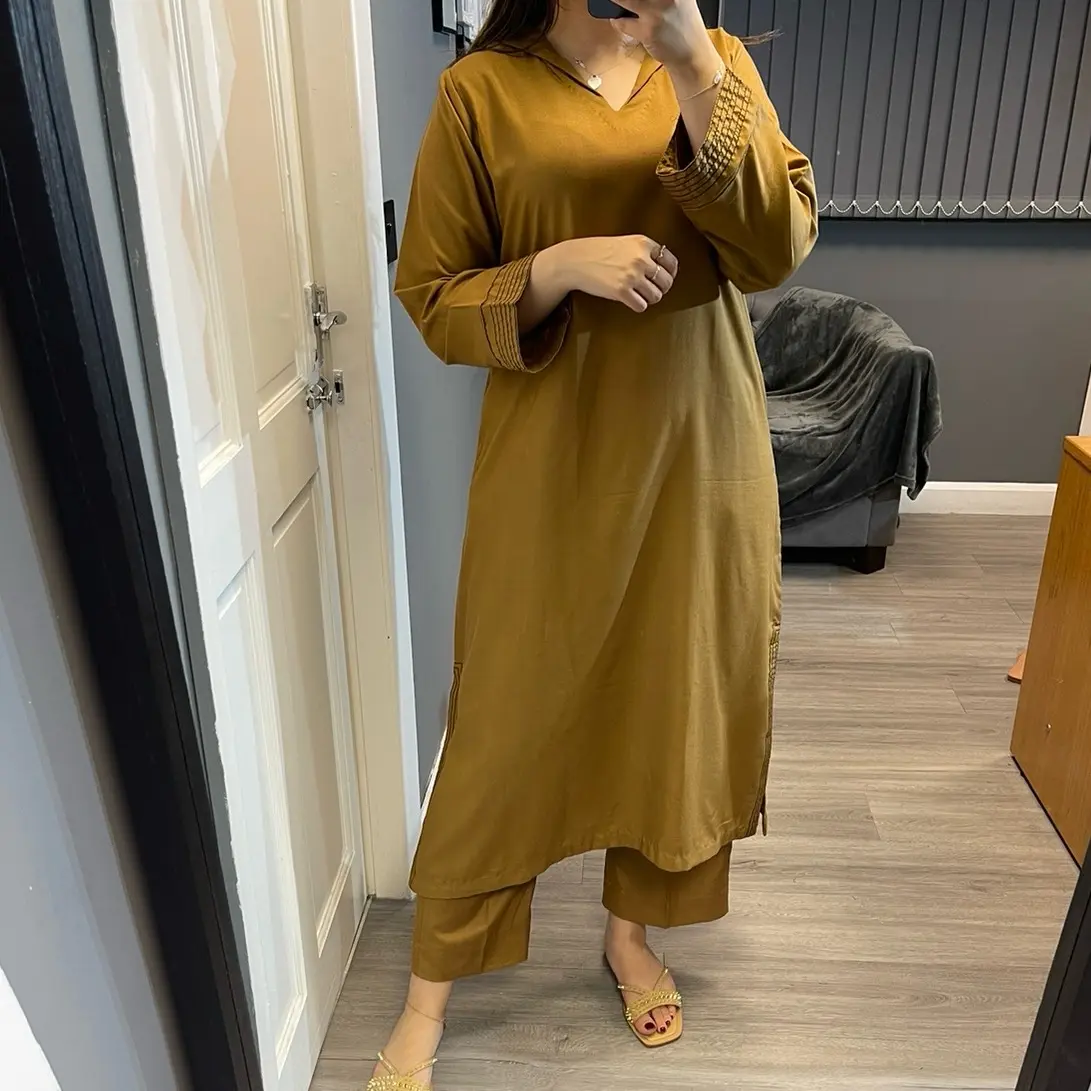ALIZEH - Women's Two Piece Plain Co Ord Set for Womenswear Comfortable