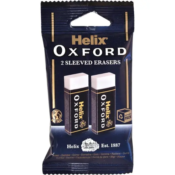 Professional-Grade Oxford Twin Erasers – Oxford Blue, Large, Durable & Reliable