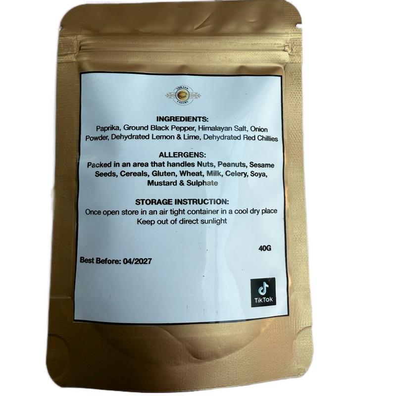 Peri Tikka Rub (Hot) 40g Spice Powder Flavor - Seasoning Kit for Cooking Indian Spice 2