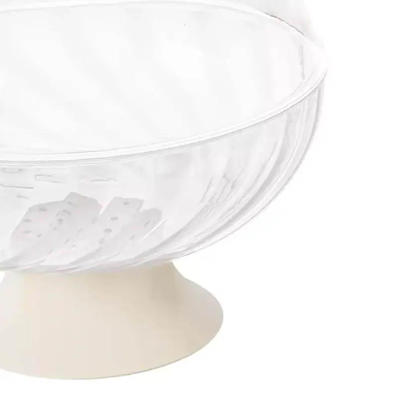 Swarve  Countertop Fruit Bowl with Lid Fruit Bowl Basket for Fruit Vegetable Storage 4