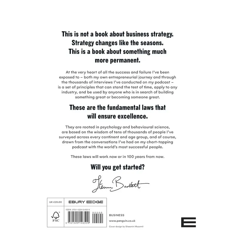The Diary of a CEO: The 33 Laws of Business and Life Hardcover – 31 Aug. 2023 1