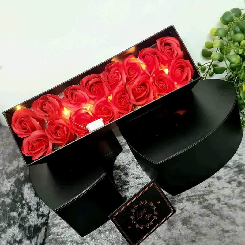 Beautiful LED Slide Love Heart Box Gift 1