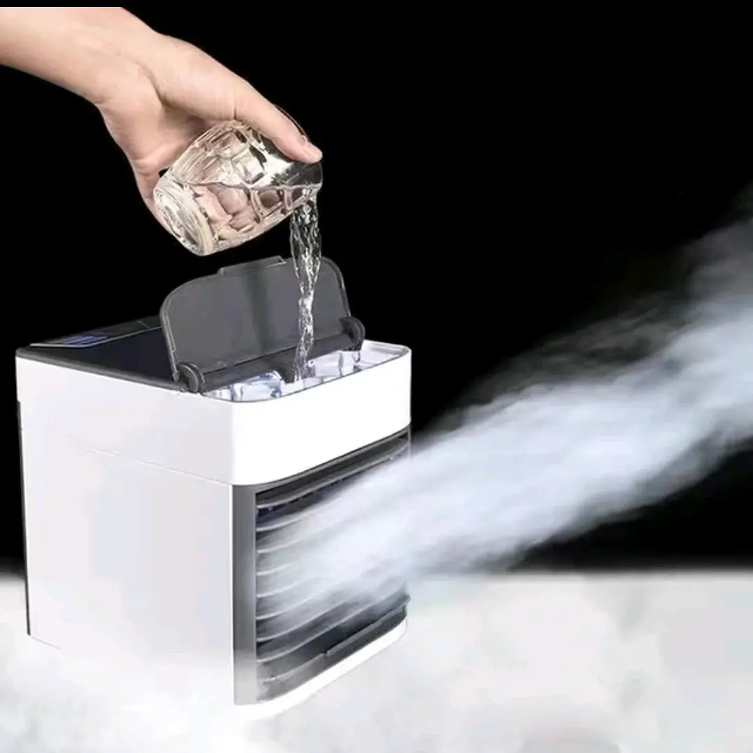 portable mini air cooler cooling fan humidifier Usb ice