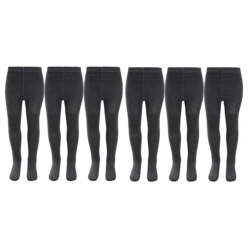 KAV Girls Tights - Simple and Smooth Cotton Tights for Children - Skin-Friendly Bottoms Tights for Everyday Casual Wear, Indoor and Outdoor 0