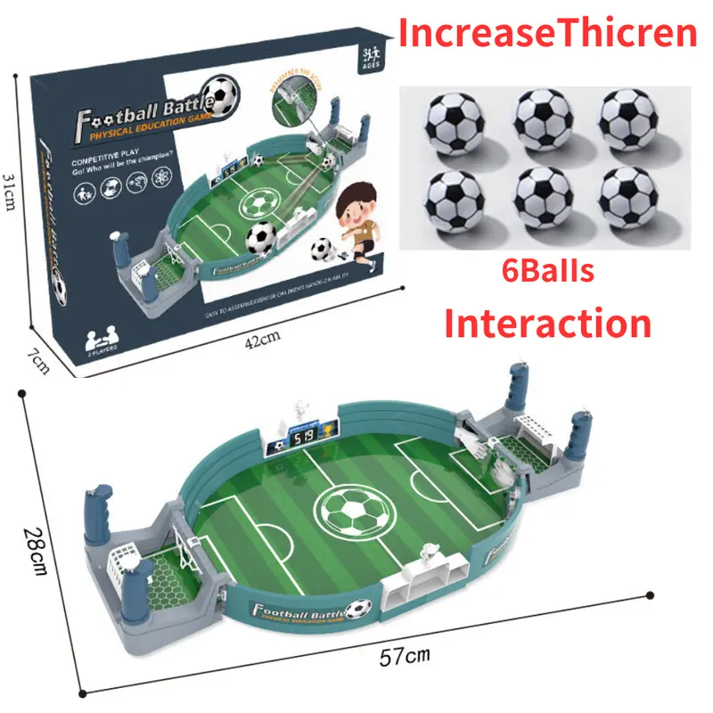 Soccer Table Football Board Game for Family Party - Portable Sport Outdoor Toy Gift for Kids 5