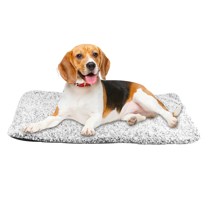 Self Heating Pet Pad Extra Warm Cat Dog Mat Thermal Pet Bed with Removable Cover for Indoor Outdoor Pets - L 1