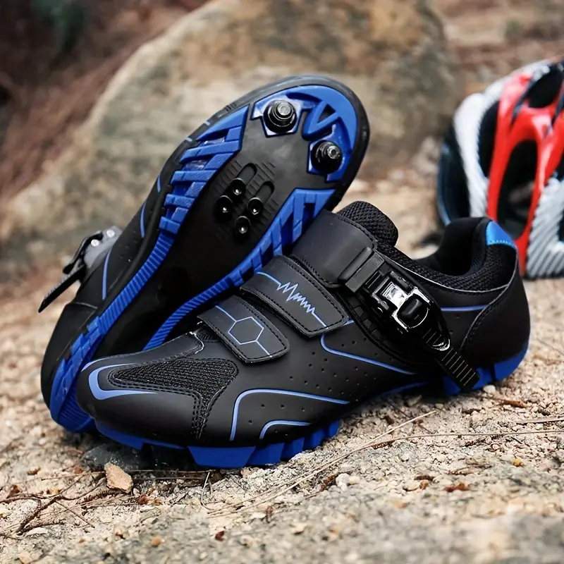 Breathable Men's Cycling Shoes, Compatible With SPD Pedals, Suitable For Mountain Biking And Racing Sports. 3
