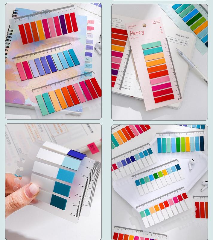 Sticky Adhesive Index Tabs Post it Sticky Notes Highlighter Flags Neon Page Book Mark PACK OF 6 4