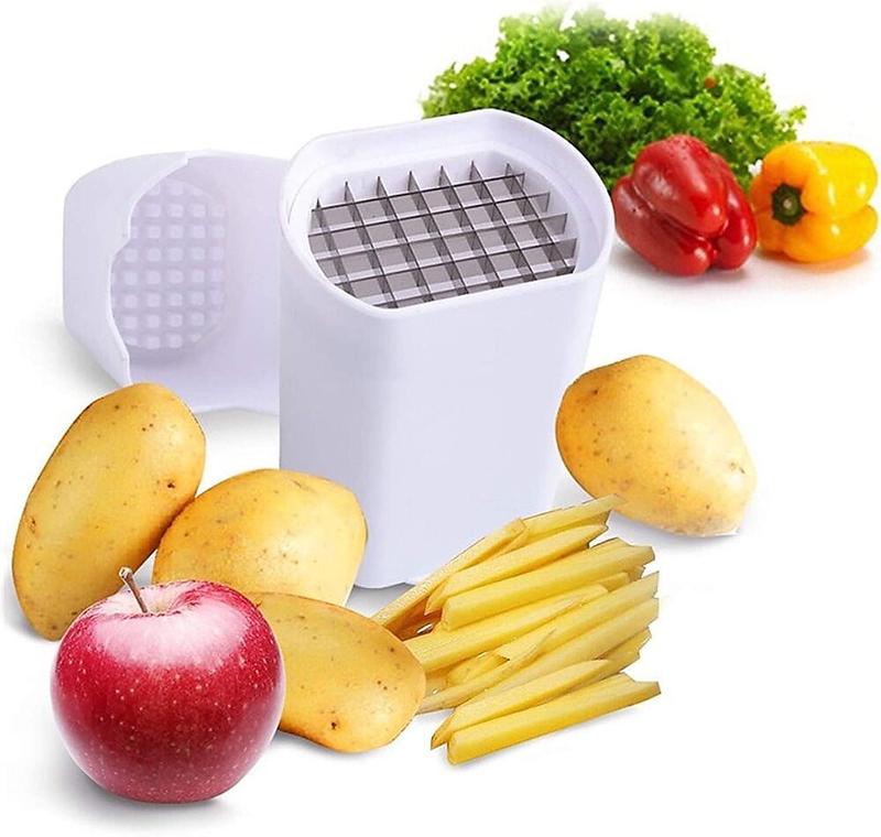 Product Introduction of Chip Chop - 2-in-1 Manual Cutter for Perfect French Fries and Veggie Sticks with Removable Grid and Non-Skid Base 9