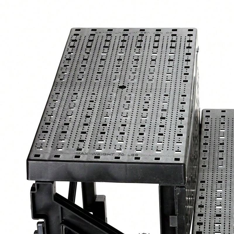 3-Step Foldable Dog Stairs - Easy Assembly Pet Ramp For Medium Breeds, Ideal For Bed & Sofa Access,Doggy Pet Dog Ladder Puppy Cover Ramp 3