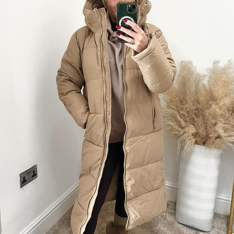 Women's Cozy Longline Hooded Puffer Jacket - Available in Multiple Colors - Womenswear, Coats fashion coat 0