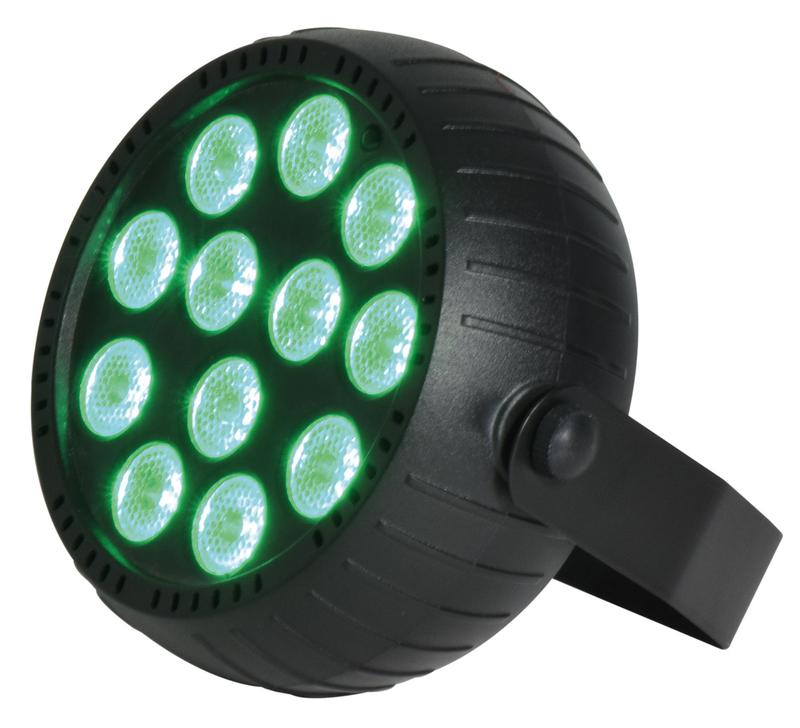 Rechargeable Mini LED PAR Light Easy to use with auto. sound activated or remote control operation Remote Control Included 3