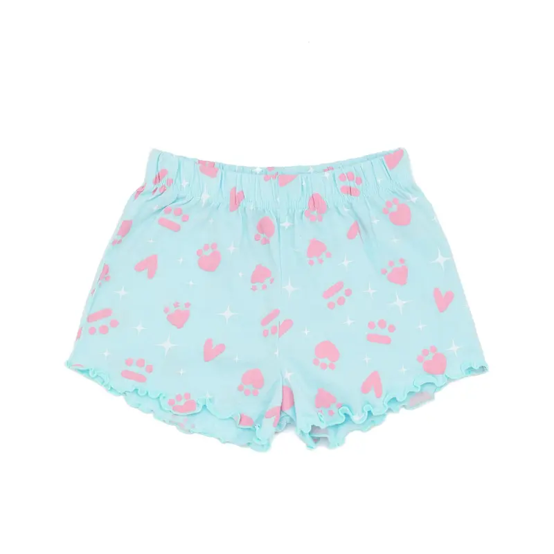 Vanilla Underground x Gabby's Dollhouse Girls Blue A-Meow-Zing! Text And Characters Short Sleeve Short Leg Pyjama Set 1