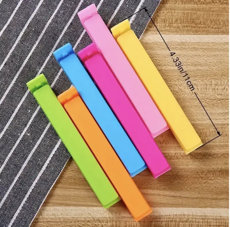 20 pcs  Reusable Plastic Bag Clips Plastic Sealer Food Sealing Clips Moisture-proof Sealing Clips - Keep Your Snacks Fresh And Secure! 1