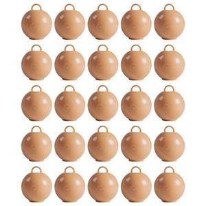 Nude Round Bubble Balloon Weights - Pack of 25