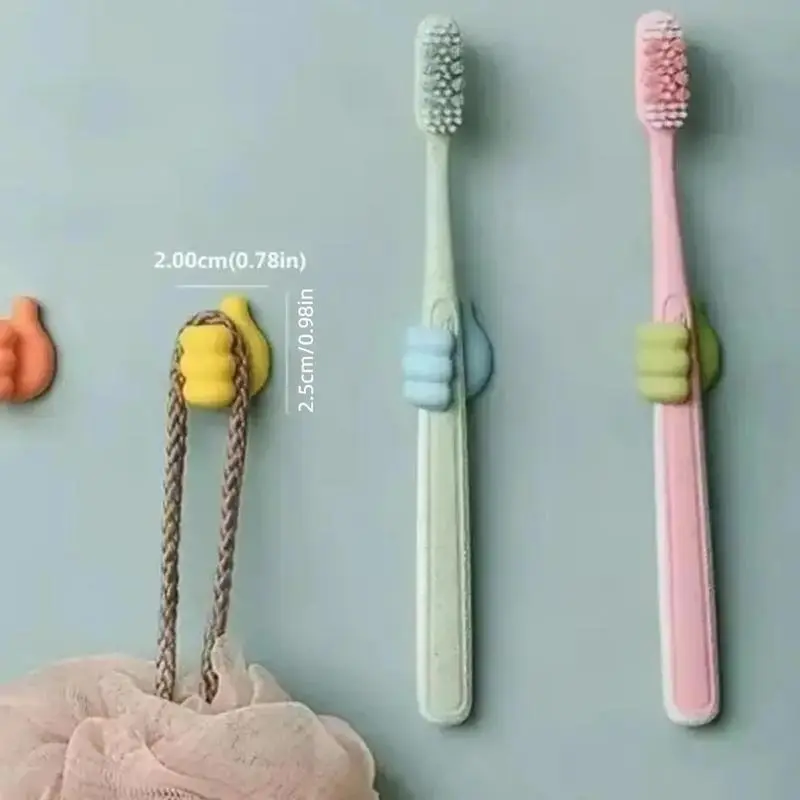 Thumb-shaped Wall Hook, Cable Organizer, Ideal As Desk and Bedroom Accessories, Perfect for Room and Home Decor 1
