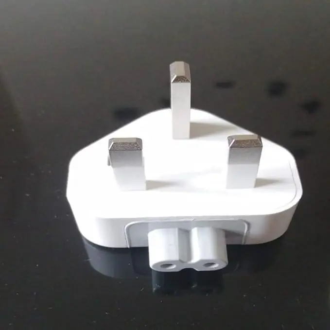 TB UK Plug Duck head Power Adapter compatible with all types of devices USB-C Power Adapters, MagSafe and MagSafe 2 Power Adapters 10W 12W Replacement UK 3 Pin AC Power Adapter 3