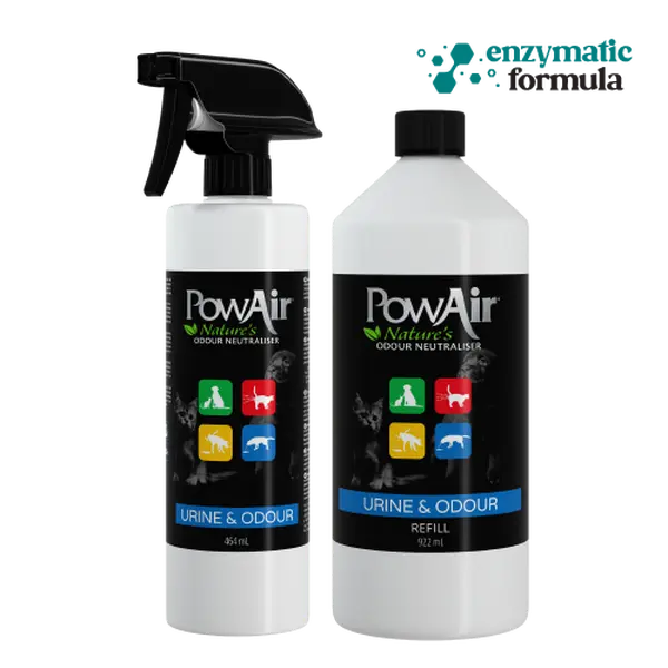 PowAir Urine & Odour - Natural, Pet Safe & Vegan Friendly